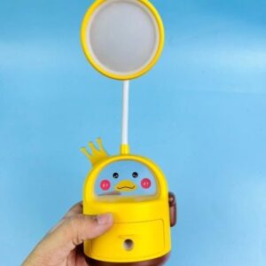 TEMSON LED Study Light and Pencil Sharpener, Flexible Neck Desk Lamp for Boys, Girls
