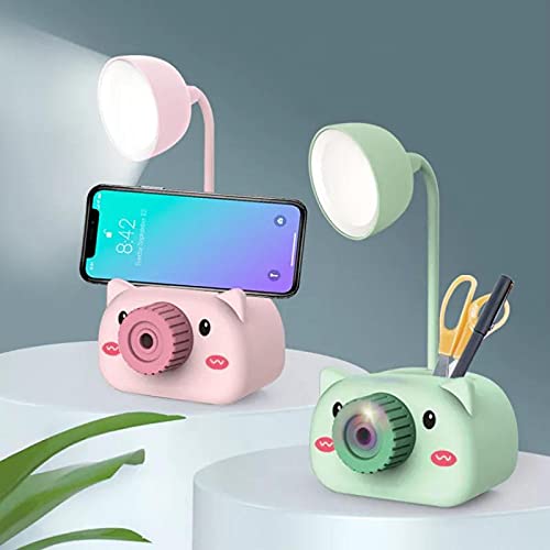 PiggyAura™ Mini Table Lamp – Cute Night & Study Light for Kids