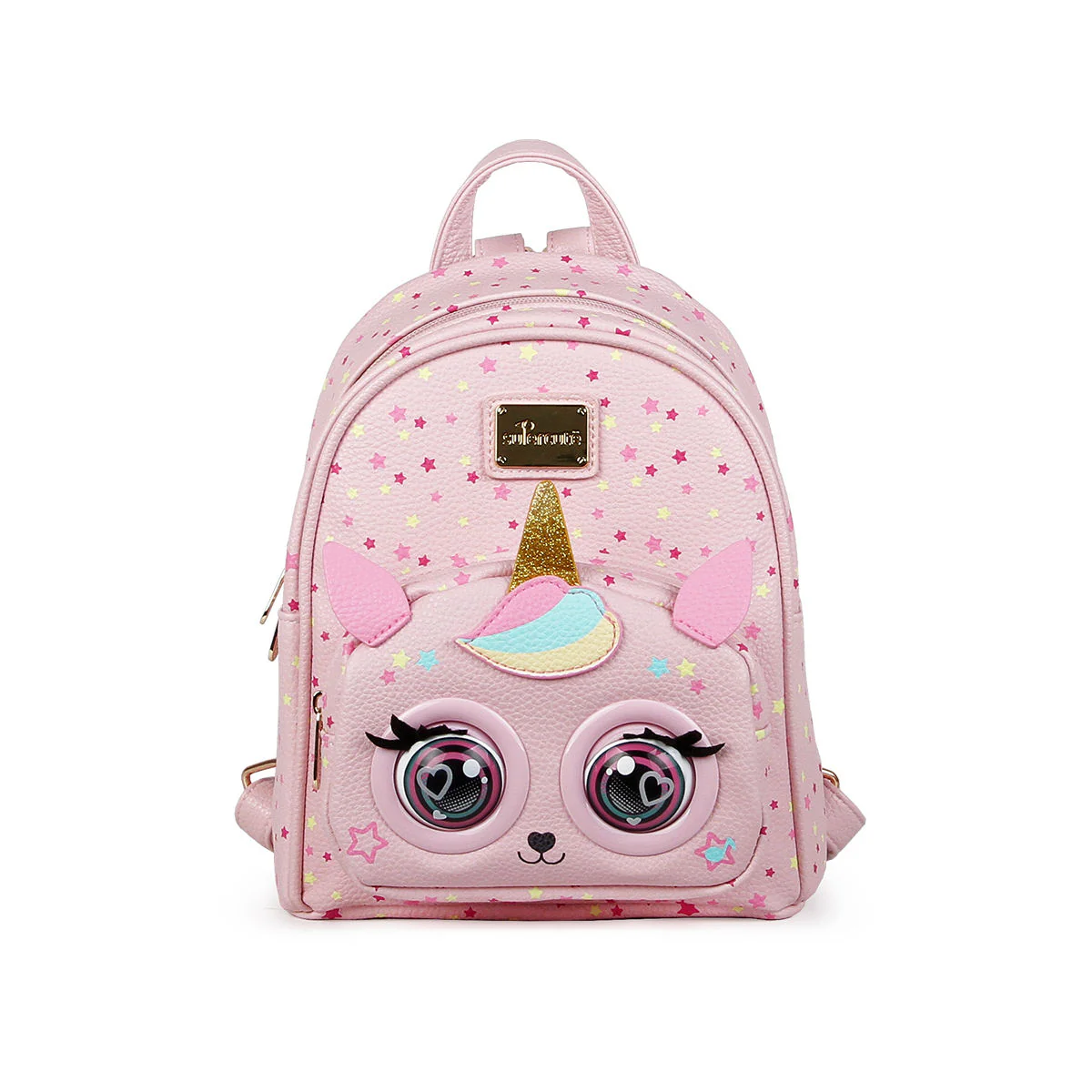 Cute 3D Animal Backpack with Blinking Eyes & mp3 Music