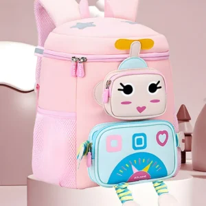 Kids new pink colors School and College Bag for Student, Multipurpose Bagpack