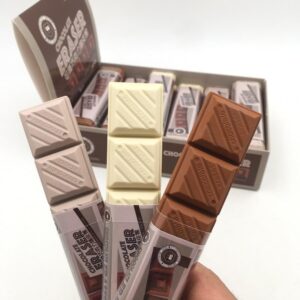 Cutest Chocolate Shaped Eraser for kids Birthday Return Gift (Set of 3) White, Dark Brown Non-Toxic Eraser