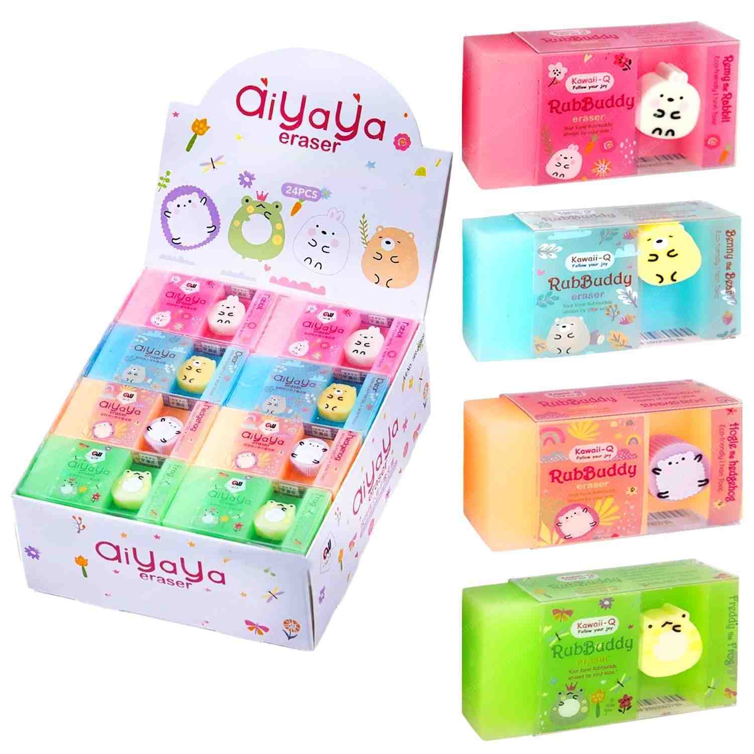 Erasers for Kids,Birthday Return Gift Stationary Set, Rubber