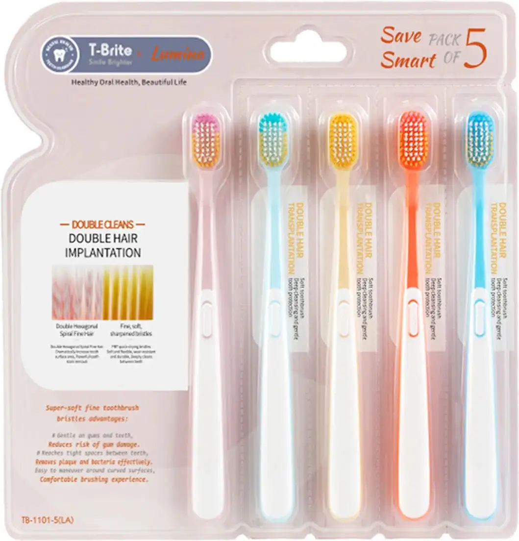 Shuklacraft Extra Soft Toothbrush Set – Pack of 5 Latest Design